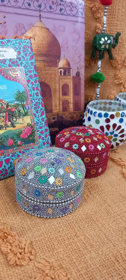 PACK 2 CAJAS ESPEJITOS JAIPUR,PIEZAS DELICADEZAS QUE CAUTIVAN POR SU ORIGINALIDAD Y BRILLO.ENVÍO GRATIS SIN PEDIDO MÍNIMO.