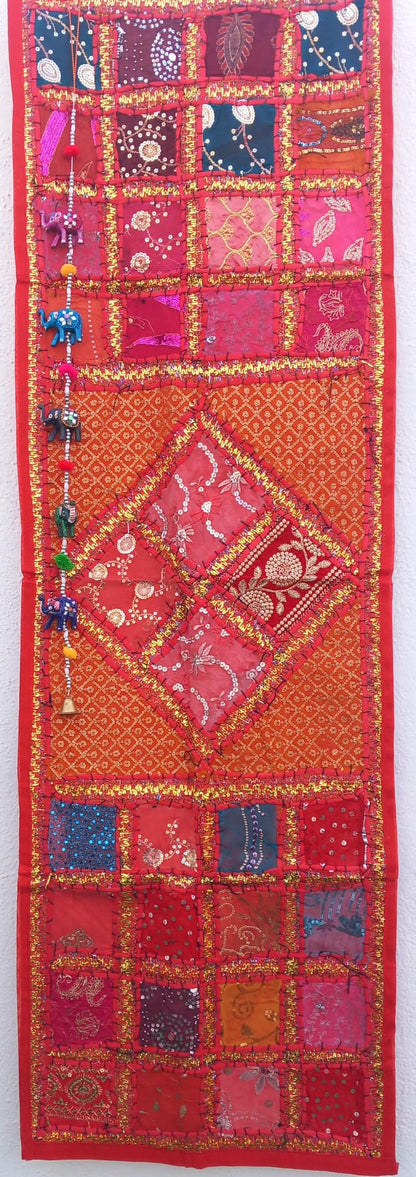 TEXTIL TAPIZ Y CAMINO PATCHWORK 148X48CM ENVÍO GRATIS SIN PEDIDO MÍNIMO.