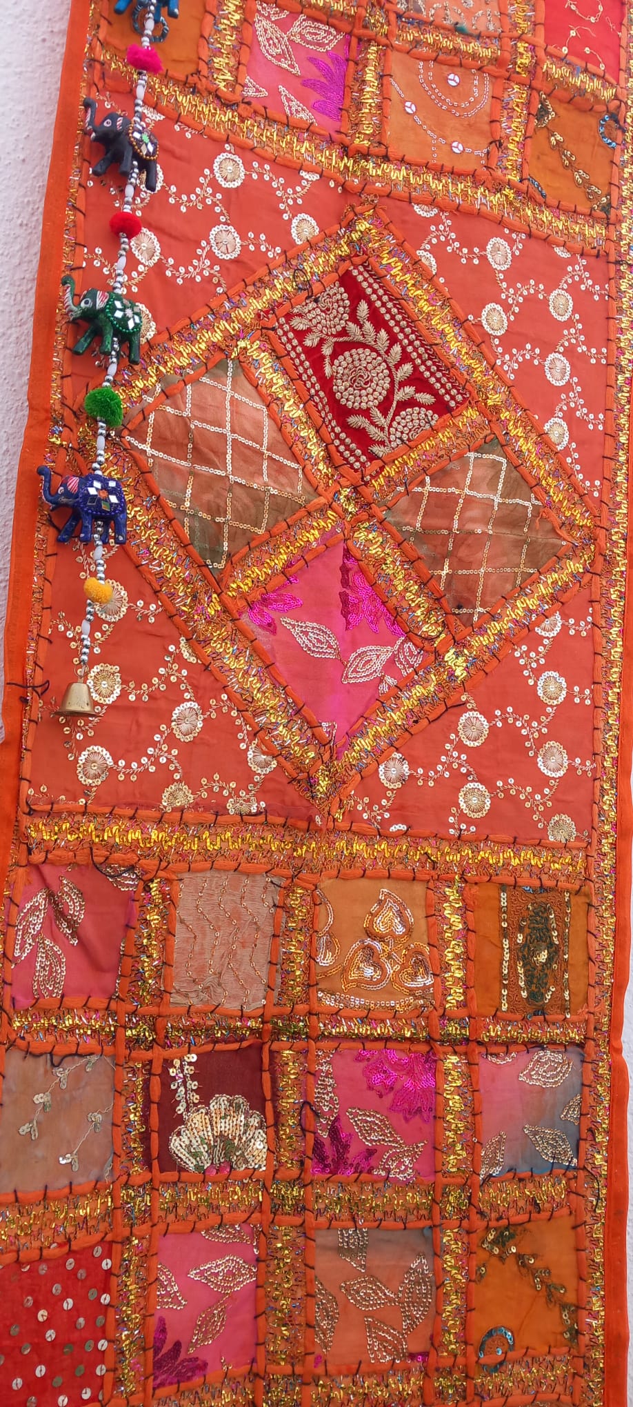 TEXTIL TAPIZ Y CAMINO PATCHWORK CONFECCIONADO EN INDIA Y CON AMOR.ENVÍO GRATIS SIN PEDIDO MÍNIMO.