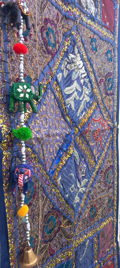 TEXTIL TAPIZ Y CAMINO PATCHWORK HECHO A MANO Y CON ENCANTO EN INDIA.ENVÍO GRATIS SIN PEDIDO MÍNIMO.