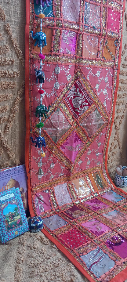 TEXTIL TAPIZ Y CAMINO PATCHWORK CONFECCIONADO EN INDIA Y CON AMOR.ENVÍO GRATIS SIN PEDIDO MÍNIMO.