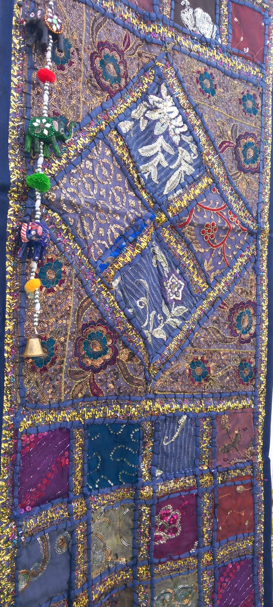 TEXTIL TAPIZ Y CAMINO PATCHWORK HECHO A MANO Y CON ENCANTO EN INDIA.ENVÍO GRATIS SIN PEDIDO MÍNIMO.