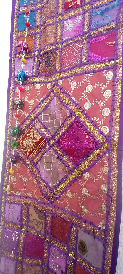 TEXTIL TAPIZ Y CAMINO PATCHWORK CONFECCIONADO EN INDIA A MANO Y CON ENCANTO.ENVÍO GRATIS SIN PEDIDO MÍNIMO.