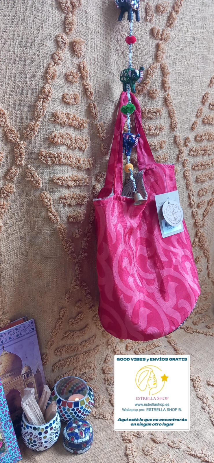 CESTO MULTIFUNCIONAL YUTE SAREE 25X30 ENVÍO GRATIS SIN PEDIDO MÍNIMO