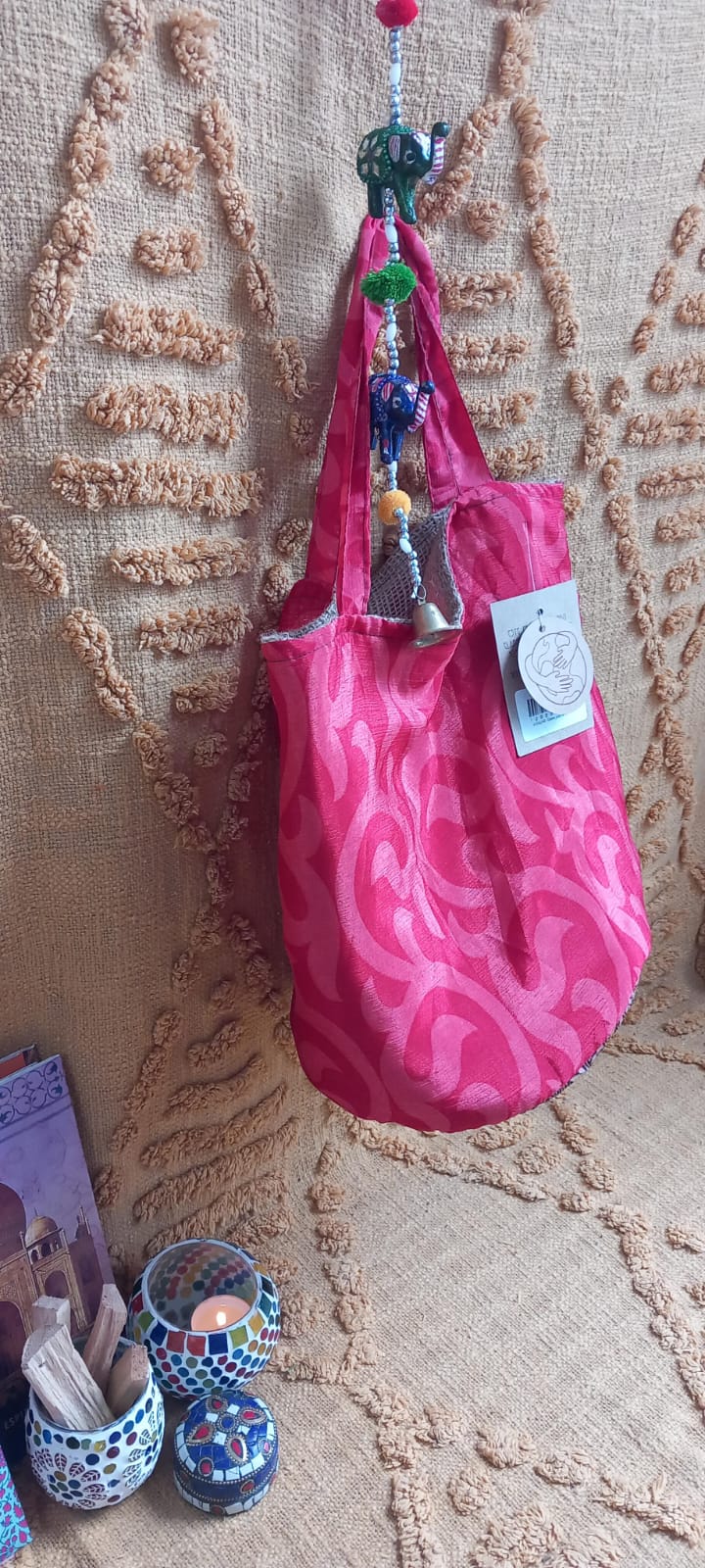 CESTO MULTIFUNCIONAL YUTE SAREE 25X30 ENVÍO GRATIS SIN PEDIDO MÍNIMO
