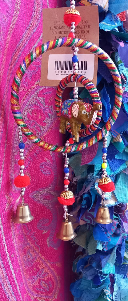 COLGADOR MÓVIL DE ELEFANTE CIRCULAR CON CAMPANITAS.ENVÍO GRATIS SIN PEDIDO MÍNIMO.