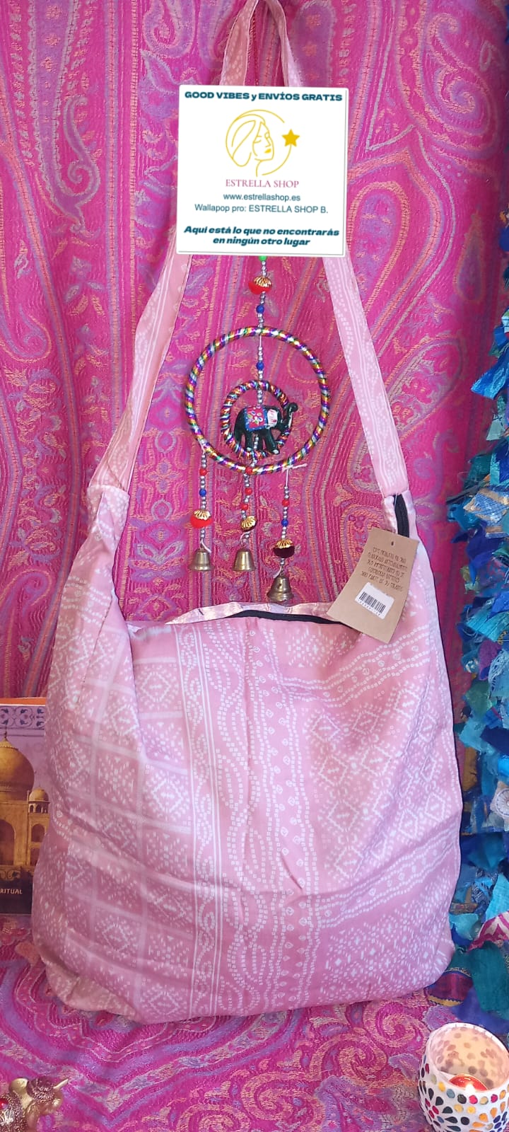 BOLSO SEDA CON CREMALLERA,AUTÉNTICA ARTESANÍA INDIA CON MÁGICOS COLORES.ENVÍO GRATIS SIN PEDIDO MÍNIMO.