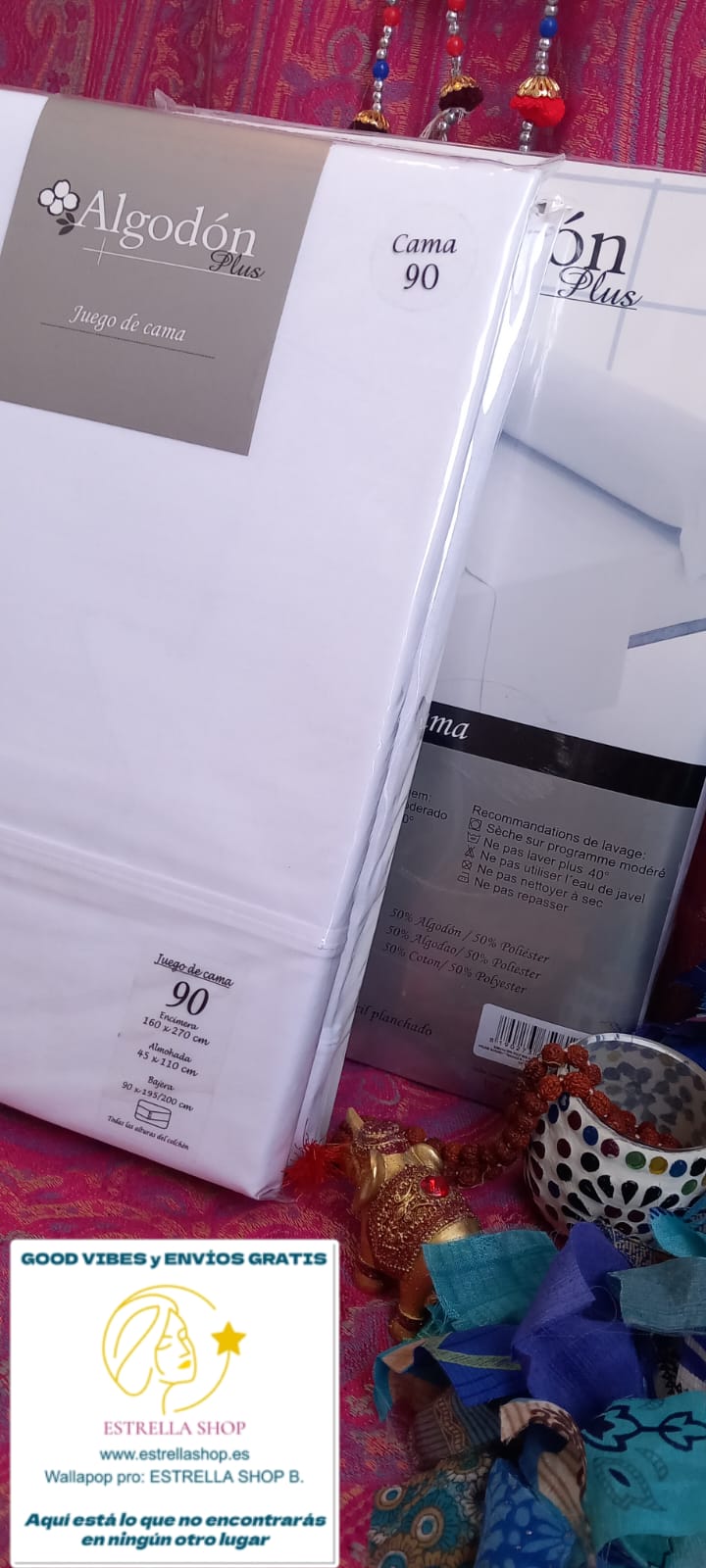 JUEGO DE SÁBANAS/SET DE CUBRECAMA 90 O 105  BLANCA LISA (3 PIEZAS)ENVÍO GRATIS SIN PEDIDO MÍNMO.