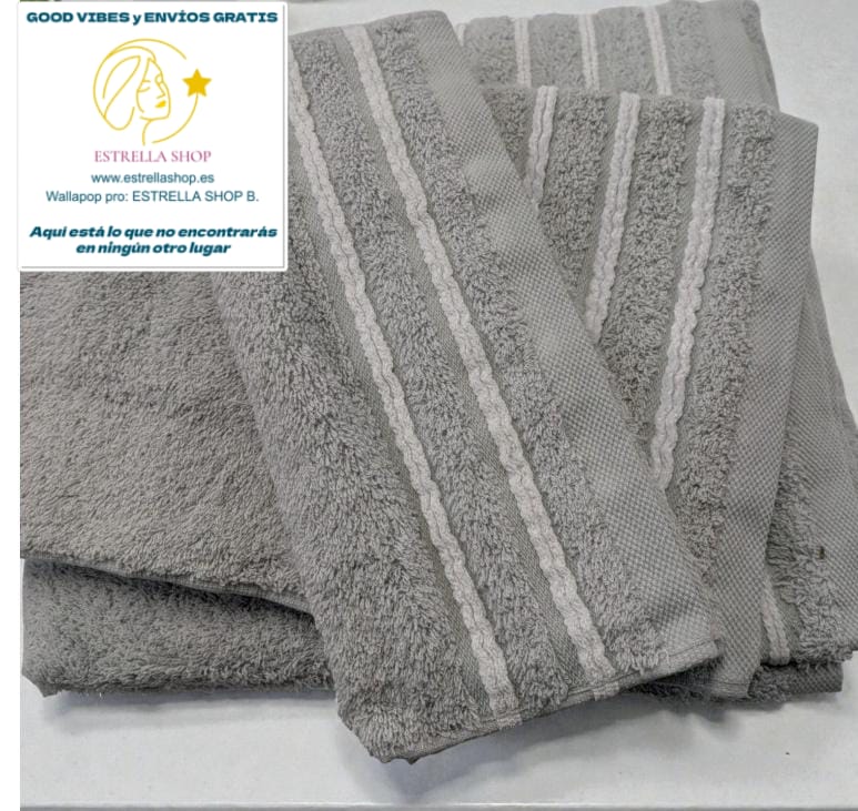 JUEGO DE TOALLAS 3 PIEZAS 600GR 100%ALGODÓN.CALIDAD GARANTIZADA.ENVÍO GRATIS SIN PEDIDO MÍNIMO