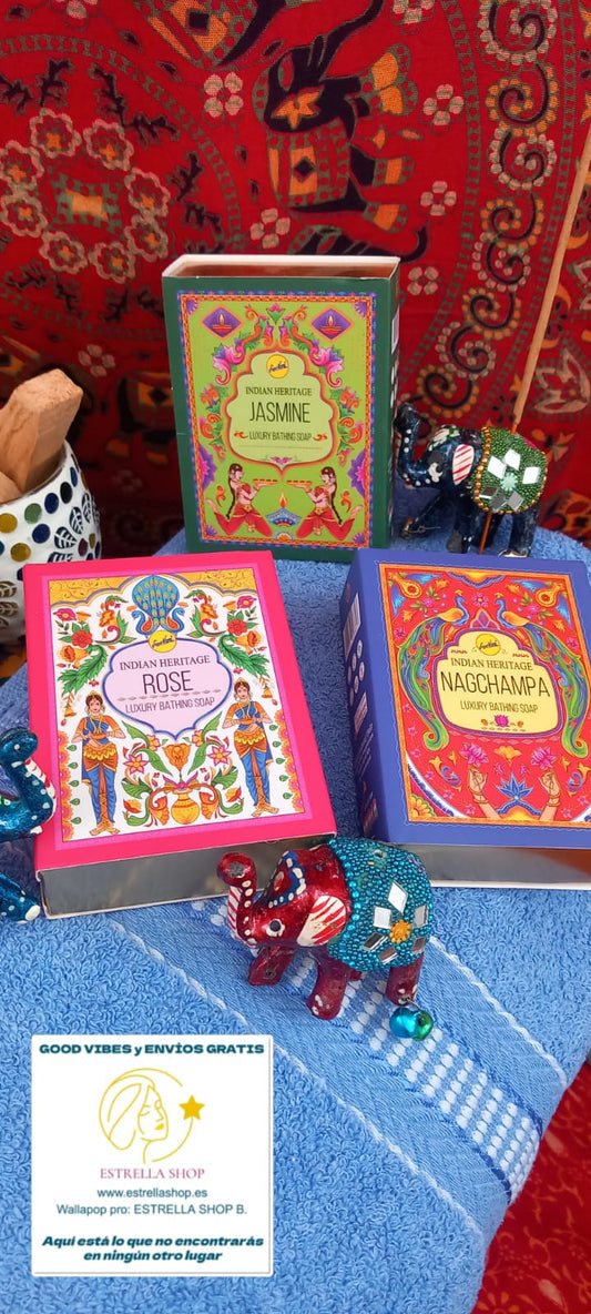 PACK LOTE DE 3 JABONES DE LUJO AYURVEDA 