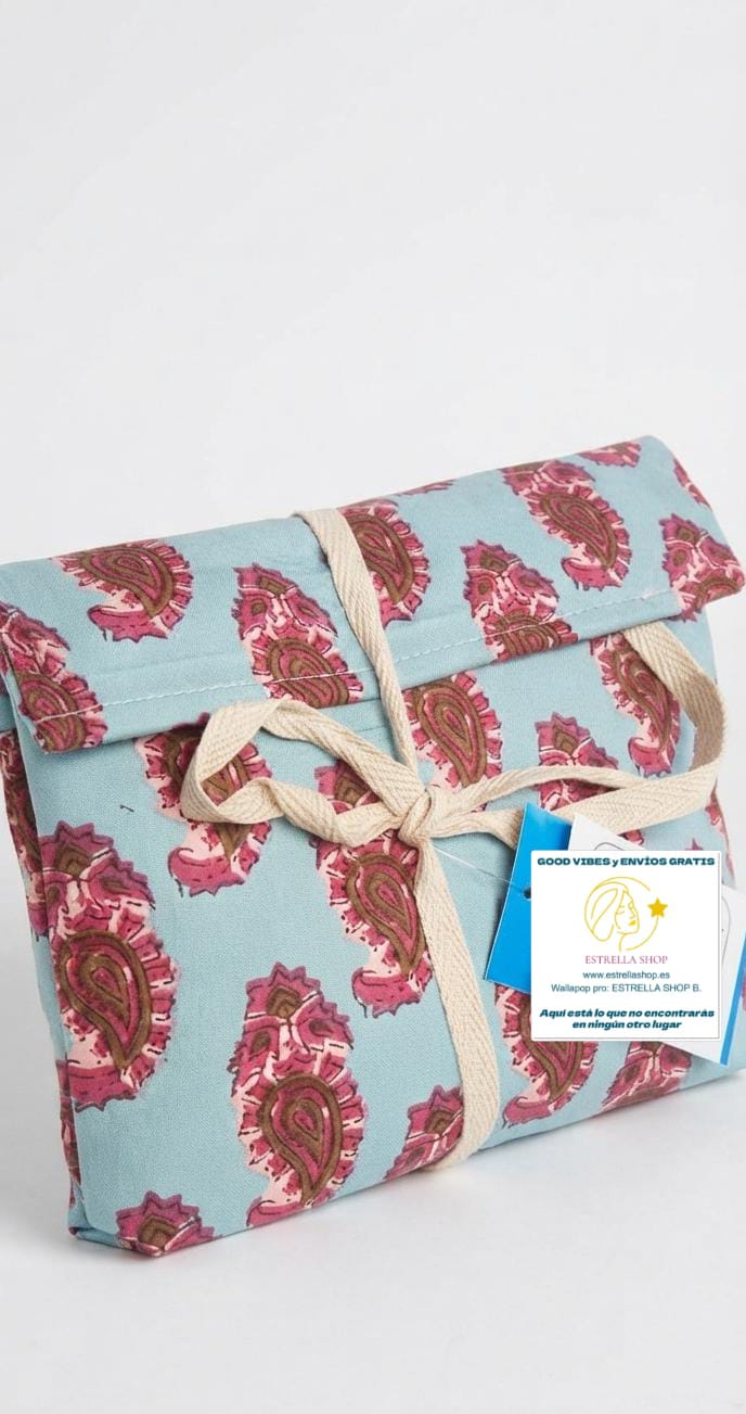 SET DE PIJAMA S/M MODELO CACHERIMA EN ALGODÓN CONJUNTO ARTESANAL CON BOLSITA A JUEGO.ENVÍO GRATIS SIN PEDIDO MÍNIMO.