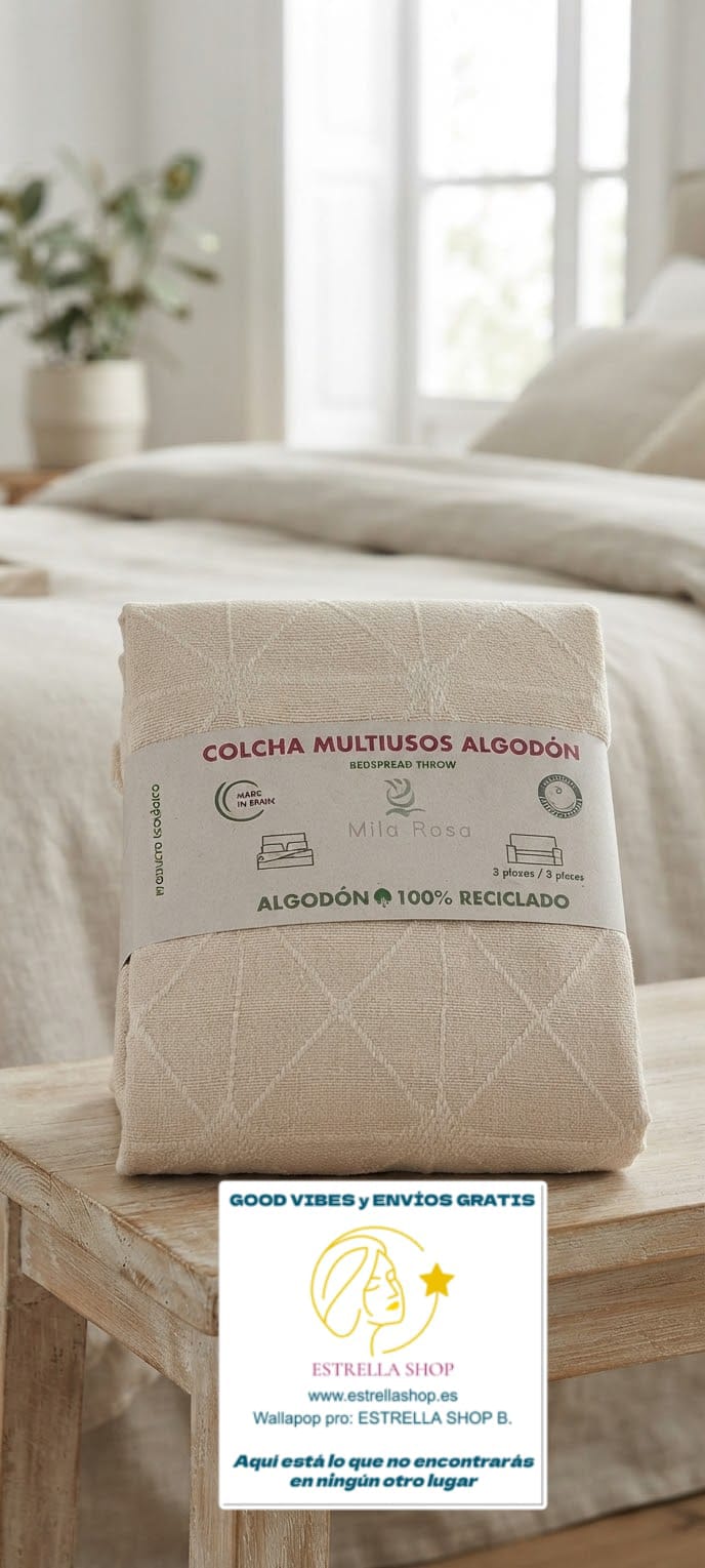 JARAPA MULTIUSOS 230X260 ALGODÓN 100X100 ES UN PRODUCTO ECOLÓGICO Y ARTESANAL.ENVÍO GRATIS SIN PEDIDO MÍNIMO.