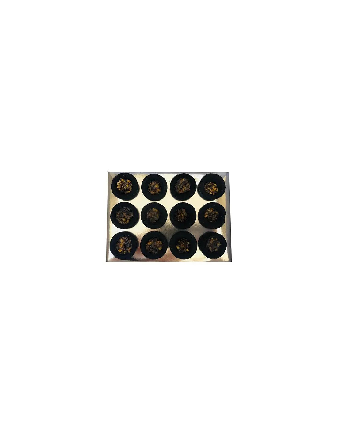 CAJA CON 12 COPAS DE INCIENSO NATURAL RESINA DE LA INDIA SÁNDALO SRI VANI.ENVÍO GRATIS.