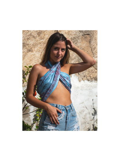 PAREO PAÑUELO MULTIFUNCIÓN OMMA CON ALMA ESPIRITUAL EN TODOS LOS COLORES.ENVÍO GRATIS SIN PEDIDO MÍNIMO.