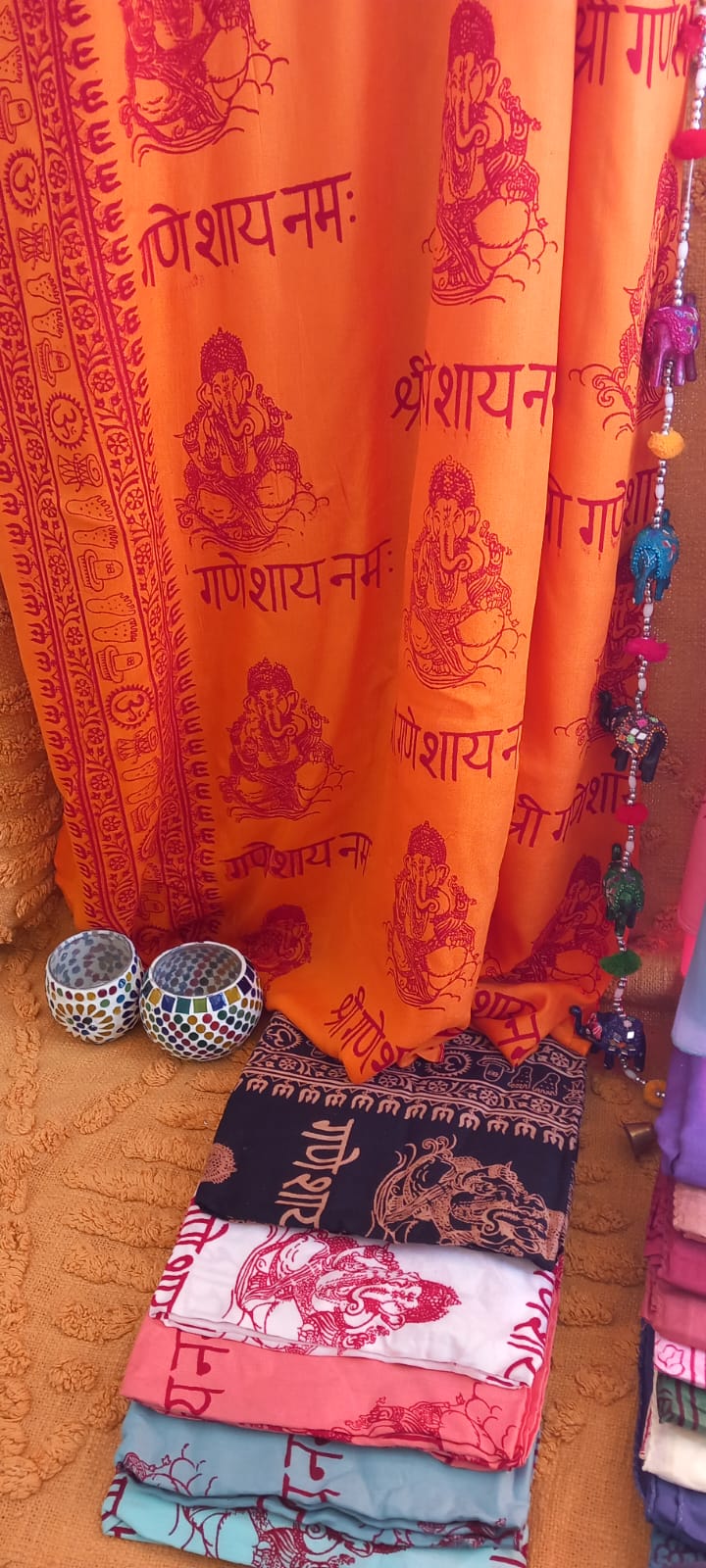 PAREO PAÑUELO MULTIFUNCIÓN GANESHA EN TODOS LOS COLORES CON ALMA ESPIRITUAL Y MIL POSIBILIDADES.ENVÍO GRATIS SIN PEDIDO MÍNIMO.