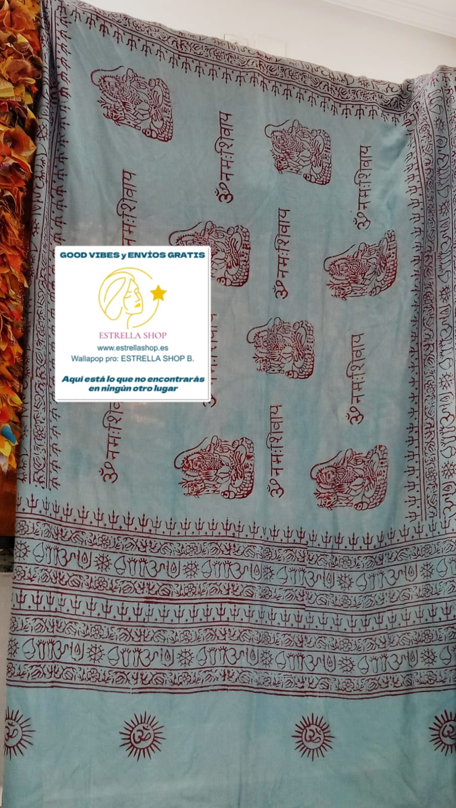 PAREO PAÑUELO MULTIFUNCIÓN OMMA CON ALMA ESPIRITUAL EN TODOS LOS COLORES.ENVÍO GRATIS SIN PEDIDO MÍNIMO.