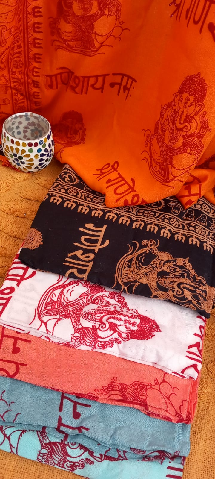 PAREO PAÑUELO MULTIFUNCIÓN GANESHA EN TODOS LOS COLORES CON ALMA ESPIRITUAL Y MIL POSIBILIDADES.ENVÍO GRATIS SIN PEDIDO MÍNIMO.