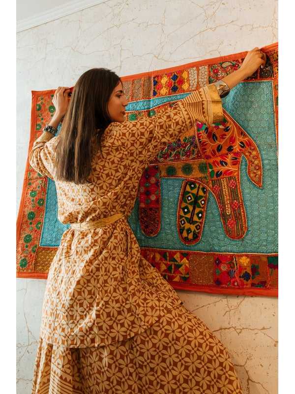 Tapiz bordado patchwork elefante 140x100cm,textiles que hablan por sí mimos.ENVÍO GRATIS SIN PEDIDO MÍNIMO.